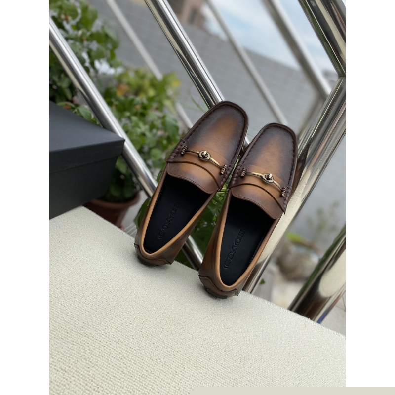 H**mes leather shoes